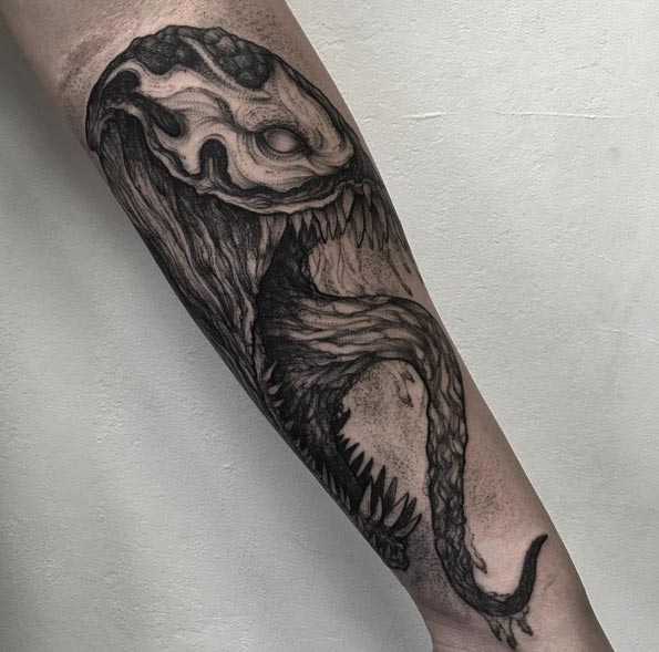 Venom Tattoo by Parvick