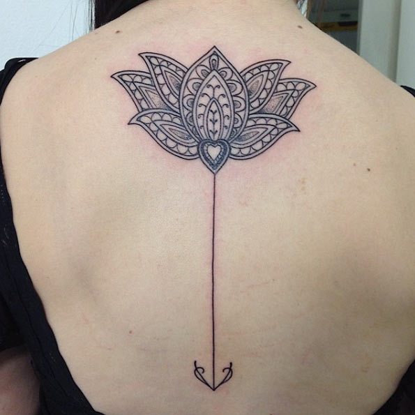 Lotus Flower Tattoo by Anderson Reis