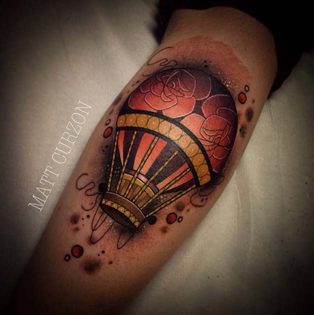 Rose Hot Air Balloon by Matt Curzon
