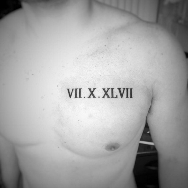 36 Exquisite Roman Numeral Tattoo Designs TattooBlend