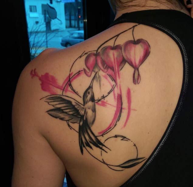 Hummingbird Tattoo Design by Jackalope