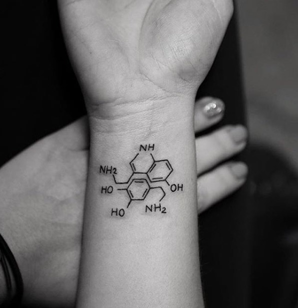 Molecule Tattoos by Joice Wang