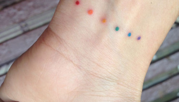 LGBT Wrist Tattoo