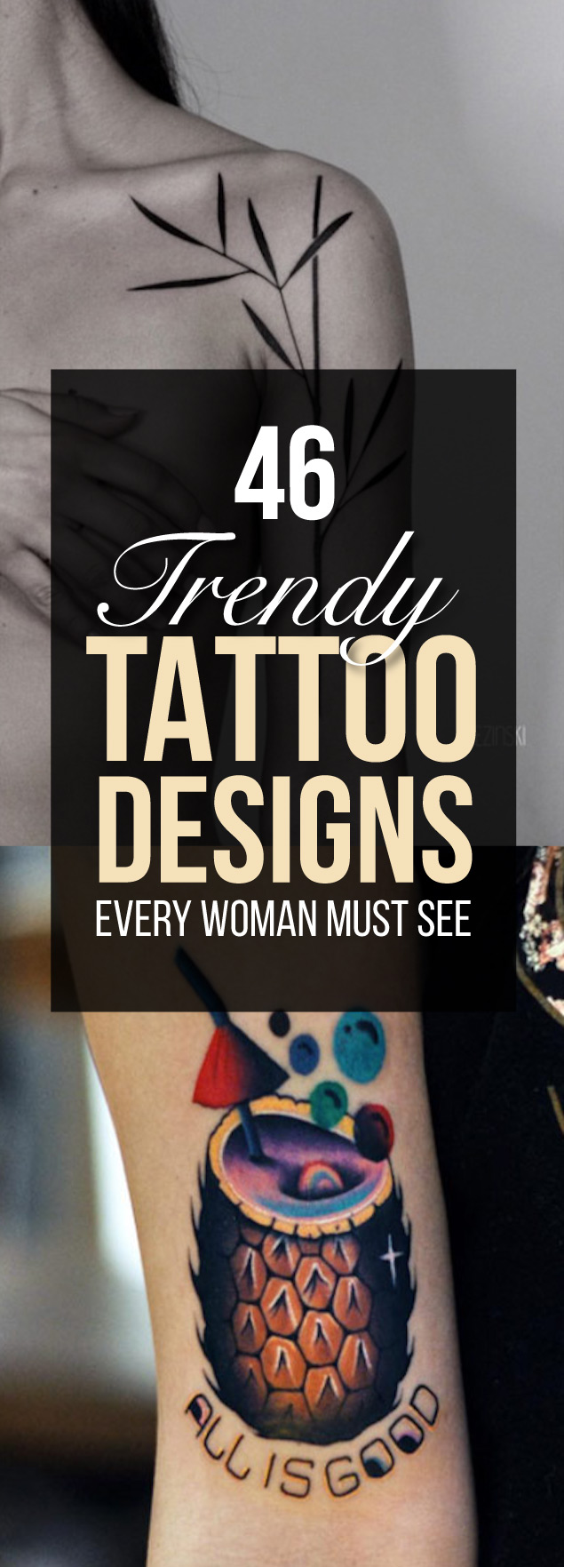 46 Trendy Tattoo Designs Every Woman Must See | TattooBlend