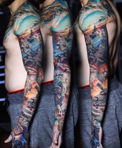 36 Perfect Sleeve Tattoos for Guys With Style - TattooBlend