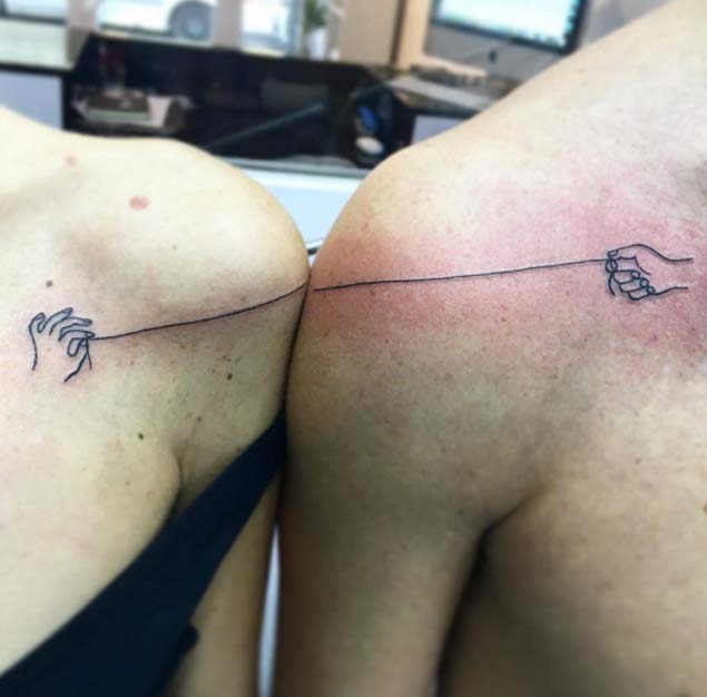 Creative Couple Tattoo by Max Toson