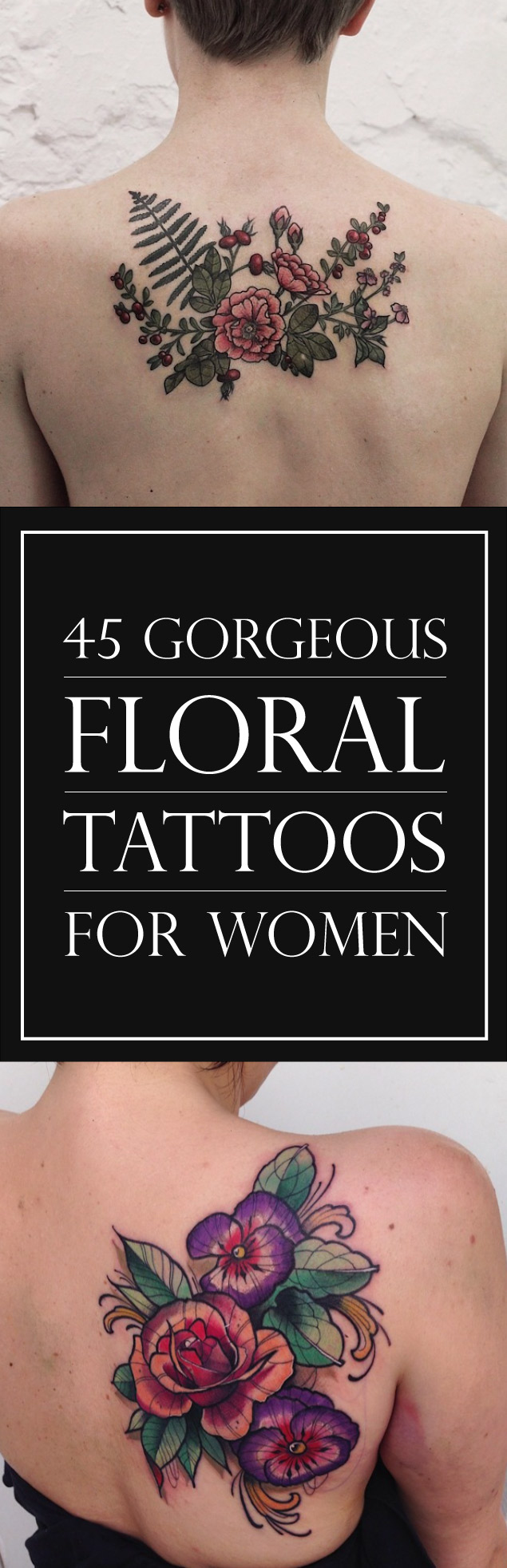 45 Gorgeous Floral Tattoos for Women | TattooBlend