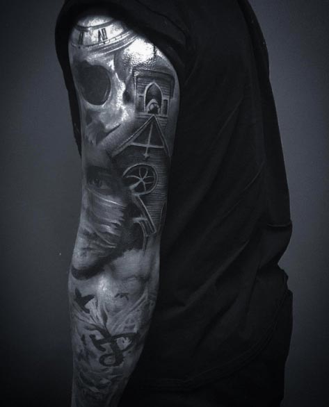 Gothic Sleeve Tattoo by Craig McDonagh