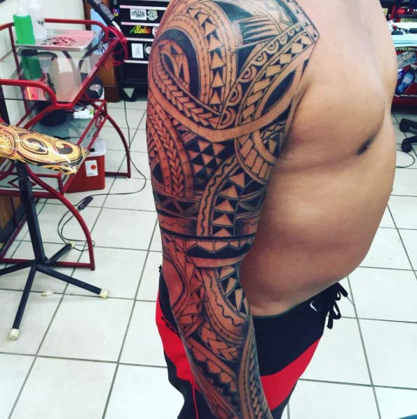 Polynesian Tribal Sleeve by Lai
