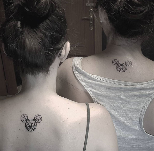 Sister Disney tattoos by Samusamuel De Martinez