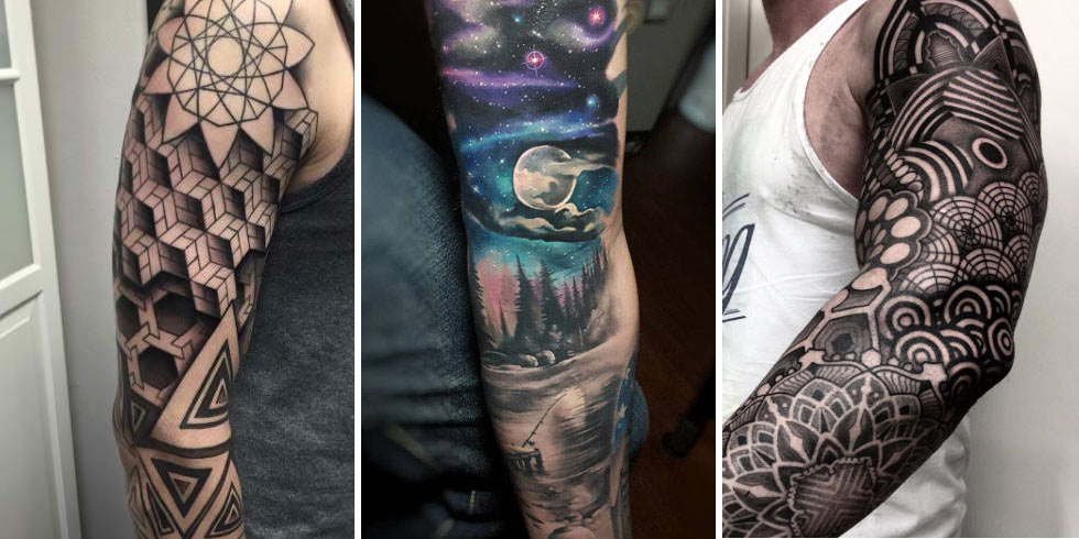 Sleeve Tattoos for Guys Landscape