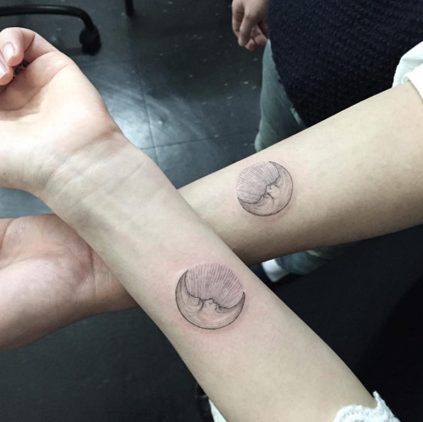Moon Best Friend Tattoos by Ilwol