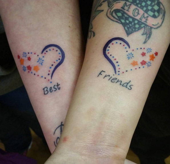 Best Friend Tattoos by Mousie