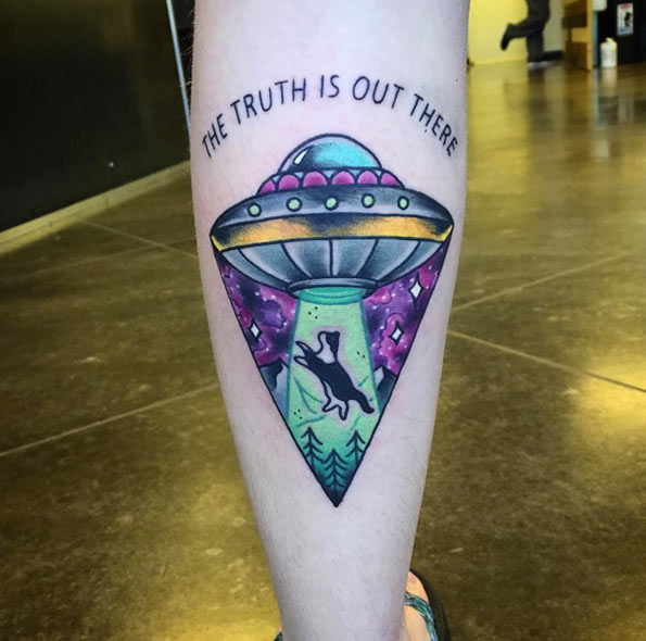 UFO Tattoo Design by Diamond State