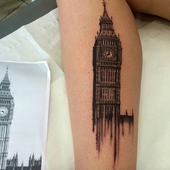 Big Ben Tattoo by Rose Harley