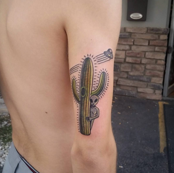 Cactus Tattoo Design by Glen Coit