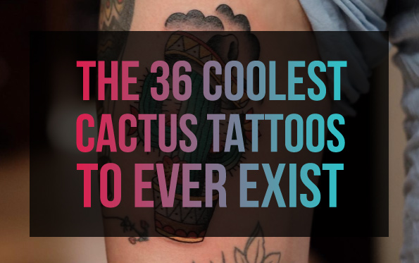 Cactus Tattoo Design | TattooBlend