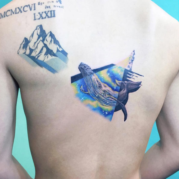 Lighthouse Tattoo Design by IDA