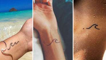 Simple Wave Tattoo Designs