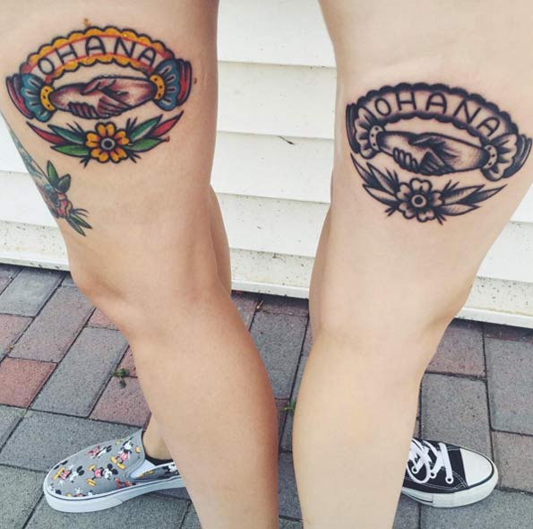Disney Sister Tattoo Designs