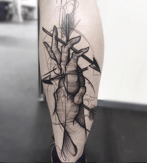 40+ Fascinating Sketch Style Tattoo Designs TattooBlend