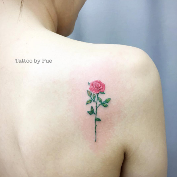 Rose Tattoo by Sak Lai