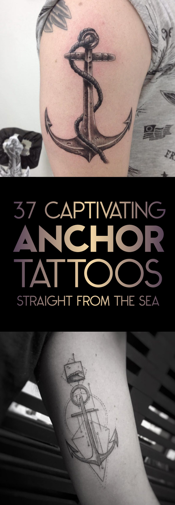 37 Captivating Anchor Tattoo Designs | TattooBlend