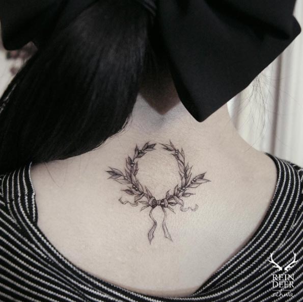 Wreath Tattoo by Zihwa