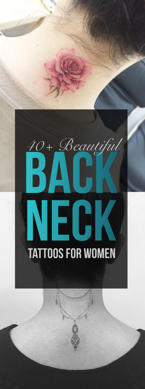 40+ Beautiful Back Neck Tattoo Designs