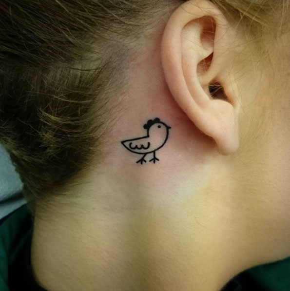 Small Bird Tattoo by Suzy Yorke