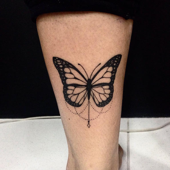 28 Beautiful Black and Grey Butterfly Tattoos TattooBlend