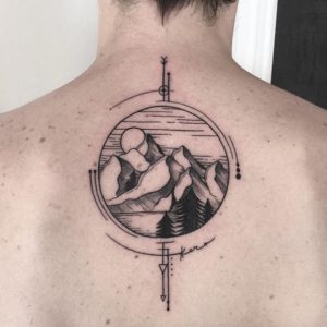 38 Gorgeous Landscape Tattoos Inspired by Nature - TattooBlend