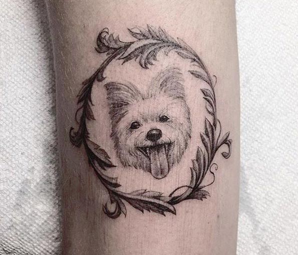 40 Amazing Dog Tattoos For Dog Lovers TattooBlend