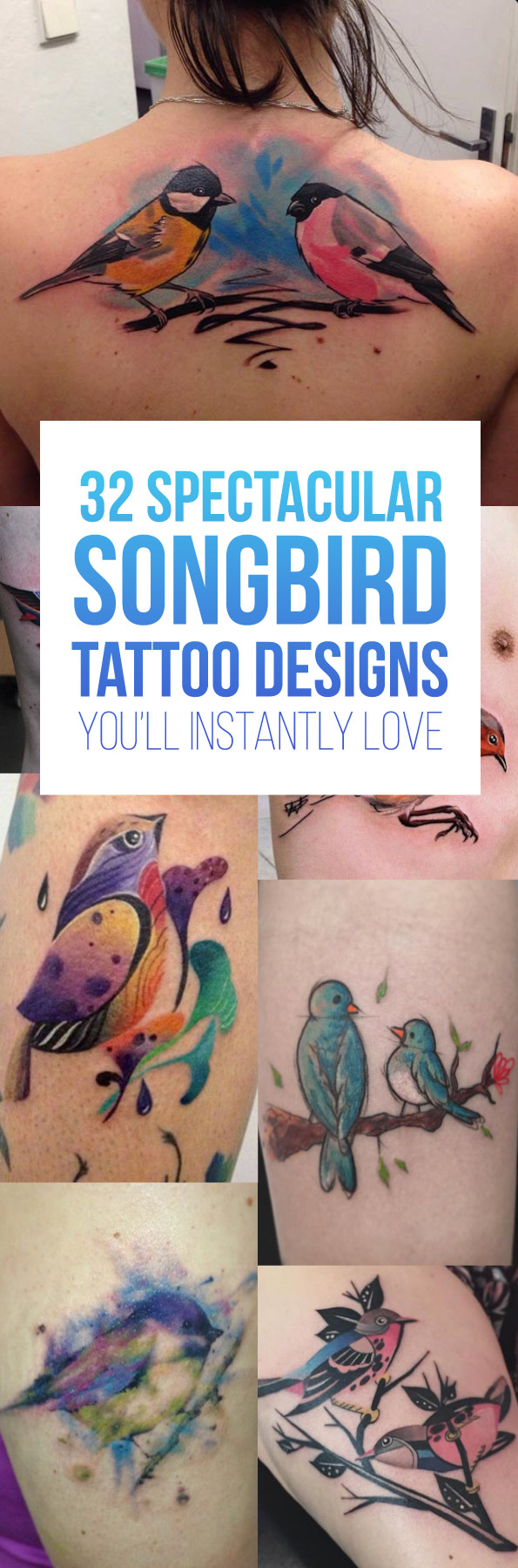 Songbird Tattoo Designs | TattooBlend