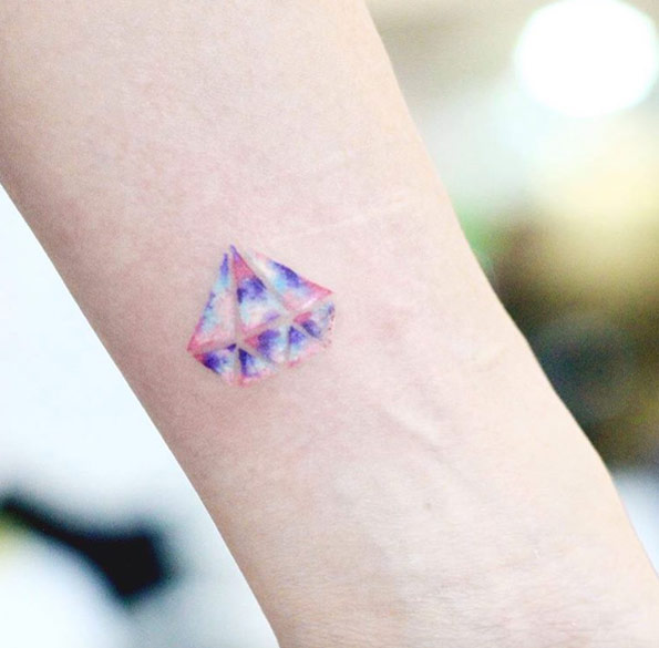 Pastel Diamond by Justice ink