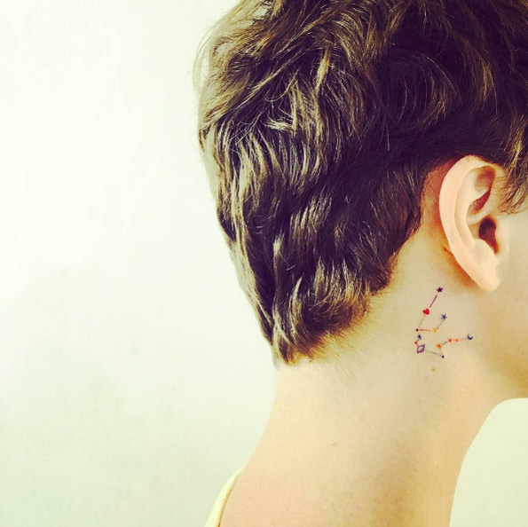 Little constellation tattoo via Sofia