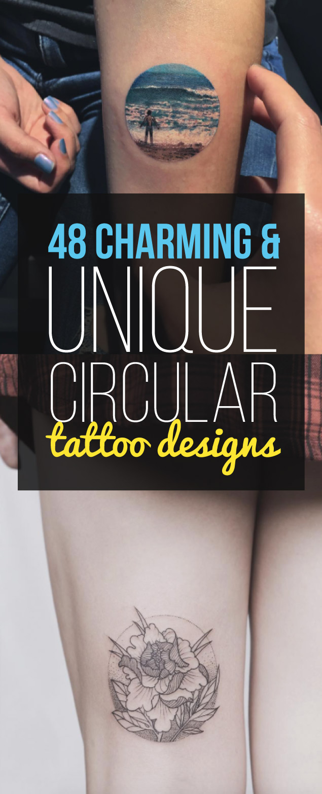 48 Charming & Unique Circular Tattoo Designs | TattooBlend