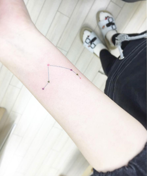 Aries Constellation Tattoo by Banul
