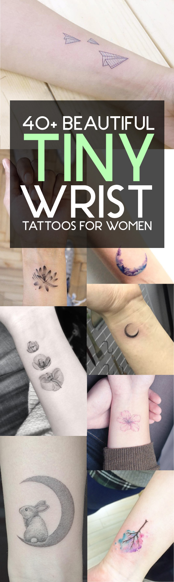 40+ Beautiful Wrist Tattoos for Women