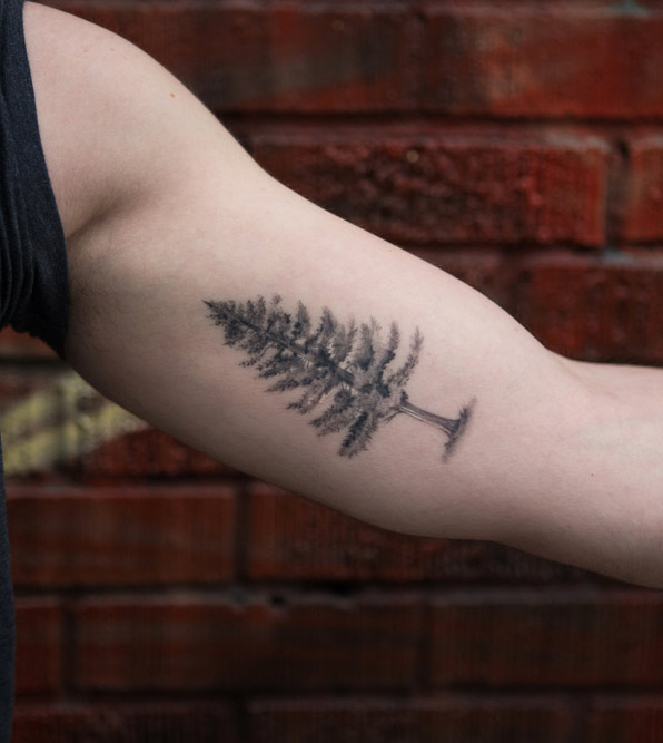 Beautiful Tree Tattoo by Turan