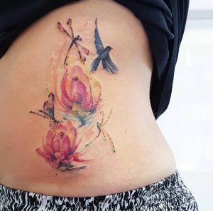 40+ Wonderful Watercolor Tattoos for Women - TattooBlend