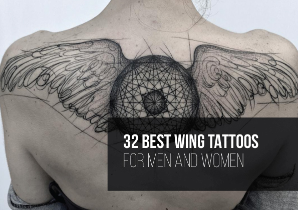 32 Best Wing Tattoo Designs | TattooBlend