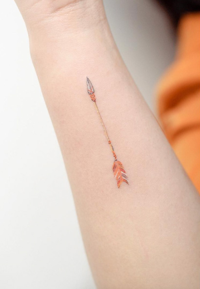 Detailed arrow by Hello Tattoo