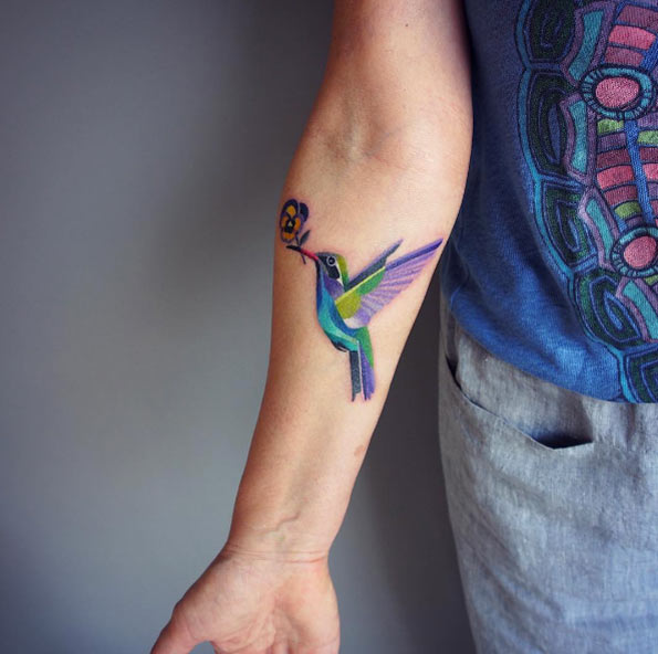 Hummingbird by Oleksandra Lanchukova
