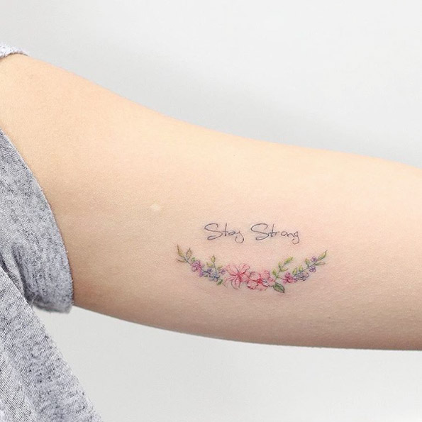 'Stay Strong' by Hello Tattoo