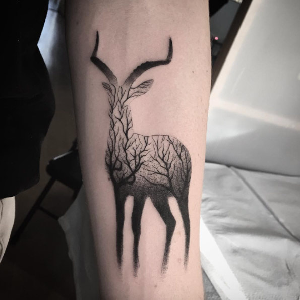 Incredible stag piece by Ash Timlin
