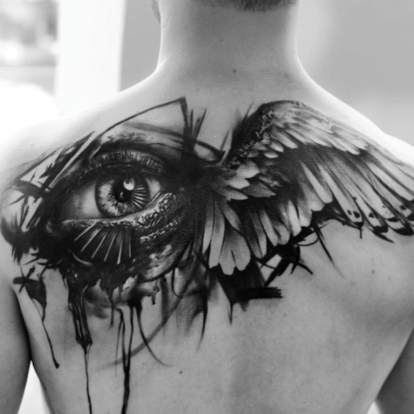 Winged eye by Kurt Staudinger