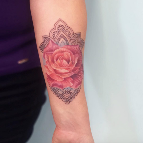 Mandala Rose by Bryan Gutierrez
