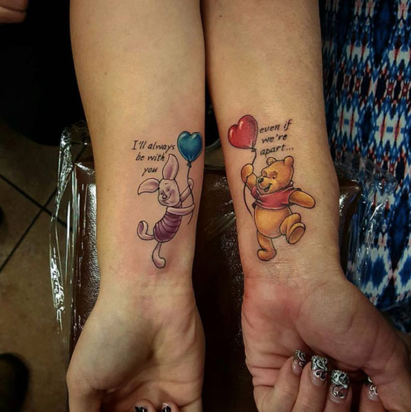 Winnie-the-Pooh quote tattoo by Josh Palmer