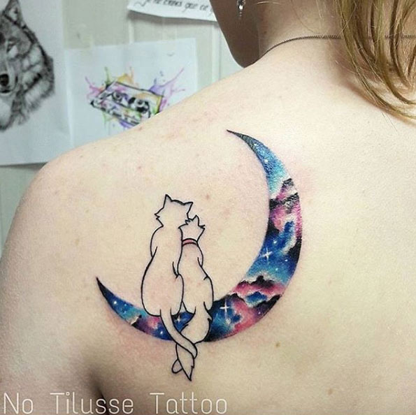 Aristocats on the moon by No Tilusse